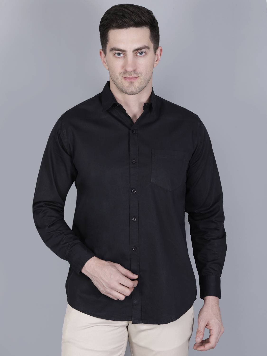 fly hawk mens dress shirt FLYING HAWK Men Solid Casual Black Shirt - Buy FLYING HAWK Men Solid Casual  Black Shirt Online at Best Prices in India