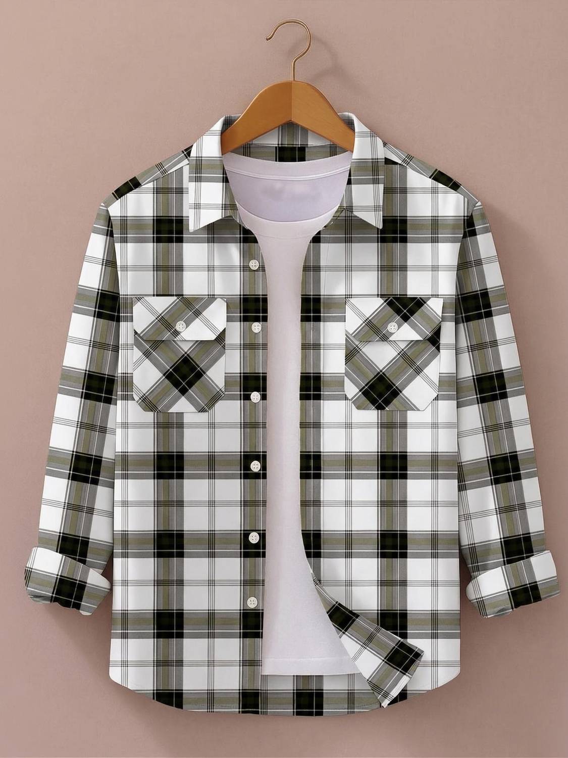 SHIRTZONE Men Checkered Casual Multicolor Shirt - Buy SHIRTZONE