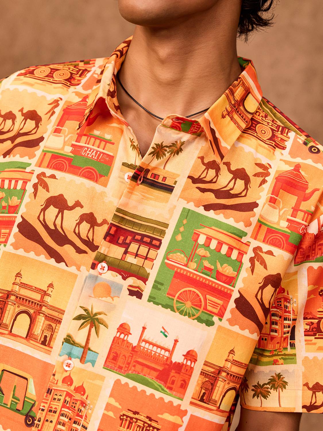 MyDesignation Men Printed Casual Multicolor Shirt - Buy
