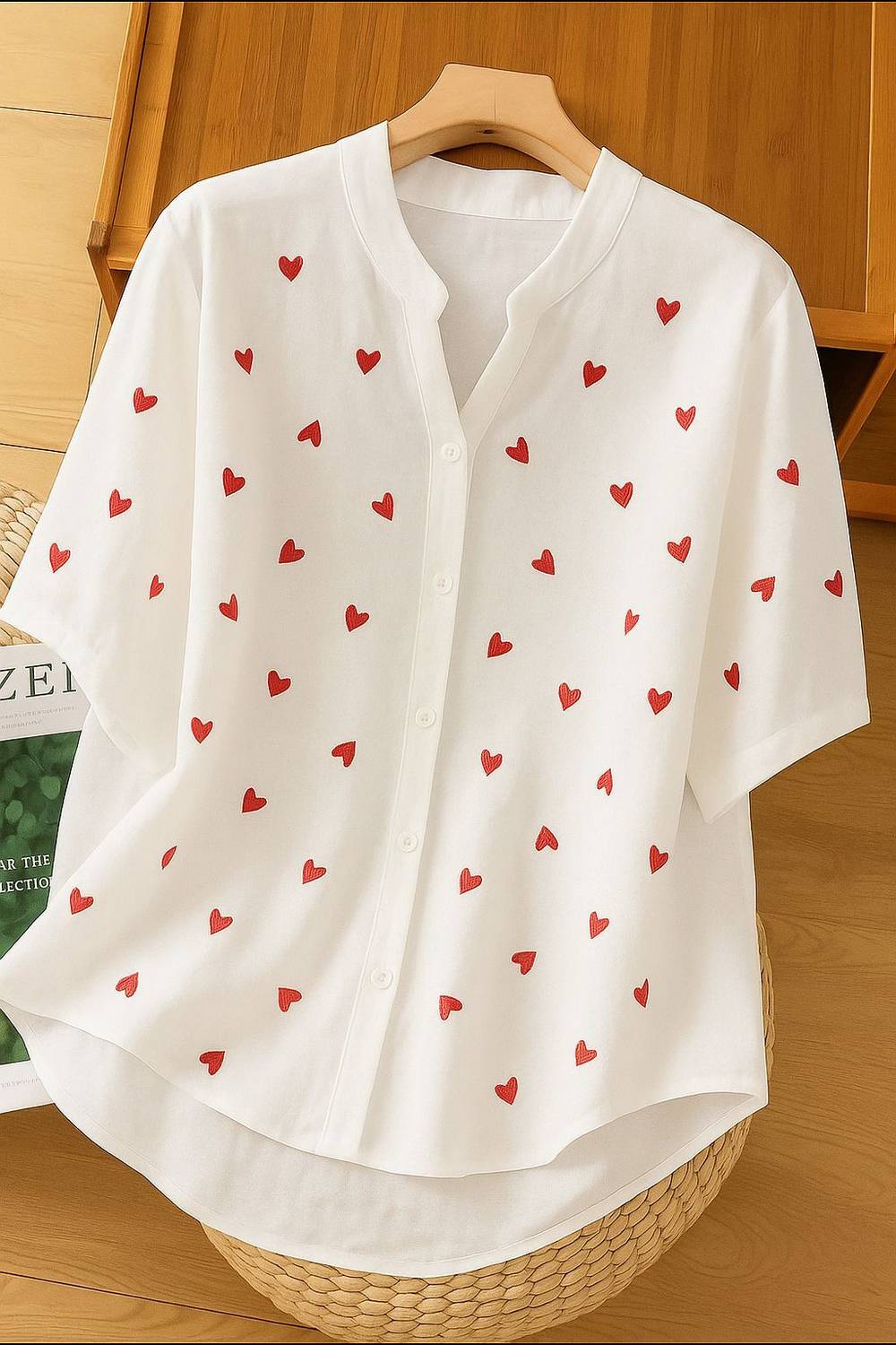 HAADIVASTRA Women Embroidered Casual White Shirt - Buy HAADIVASTRA