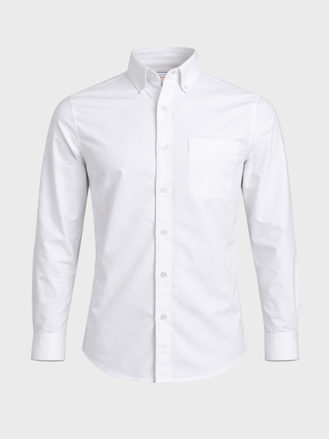 Image of The Indian Garage Co. Men Solid Casual White Shirt