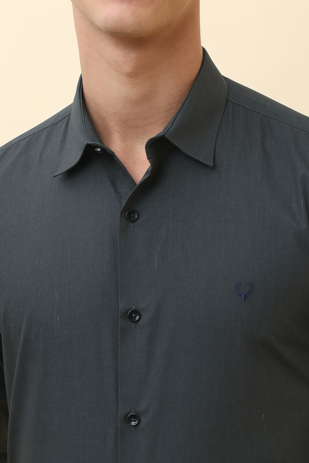 Image of Allen Solly Men Solid Casual Multicolor Shirt