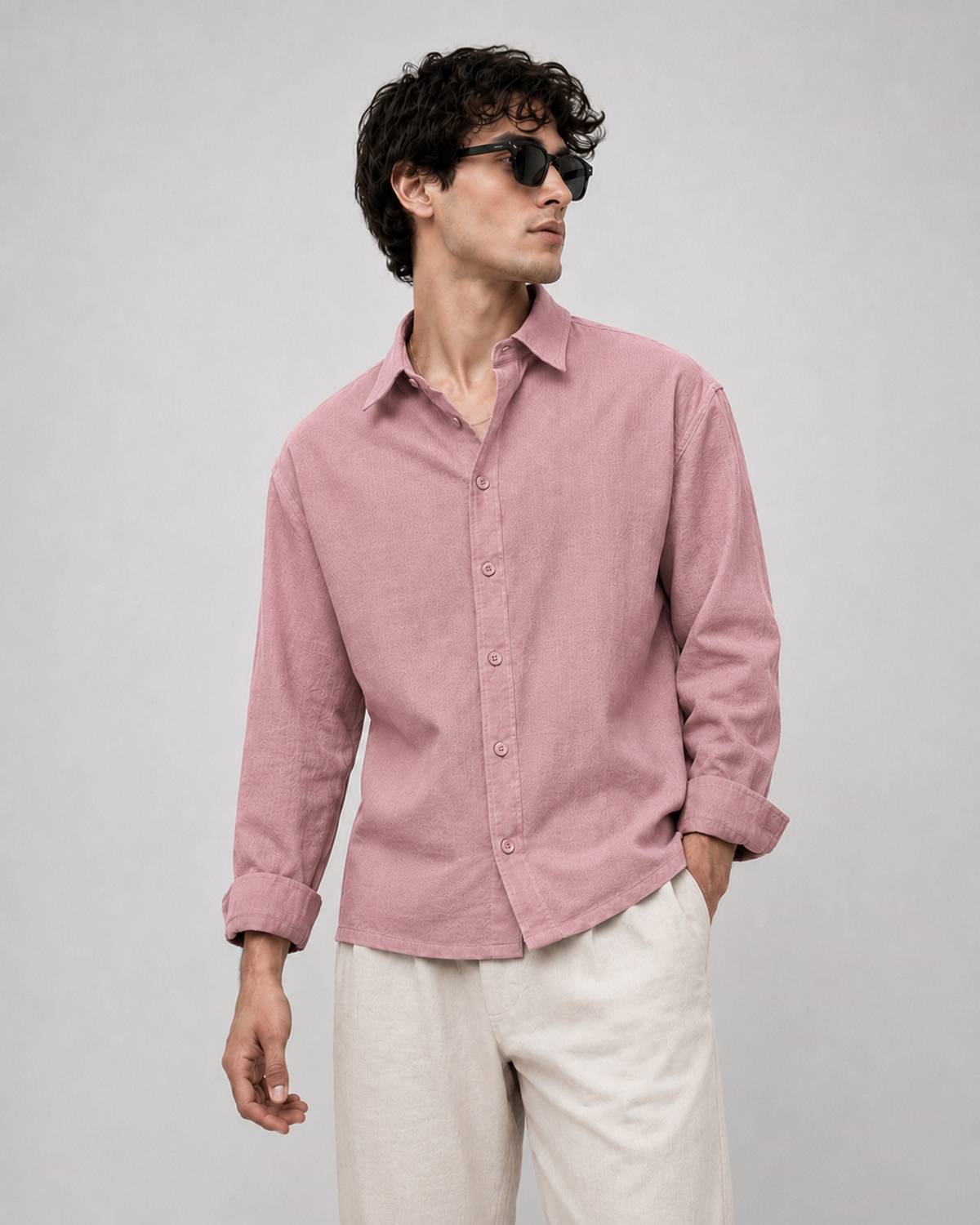MENHILLS Men Pink Casual Shirt - Image 4