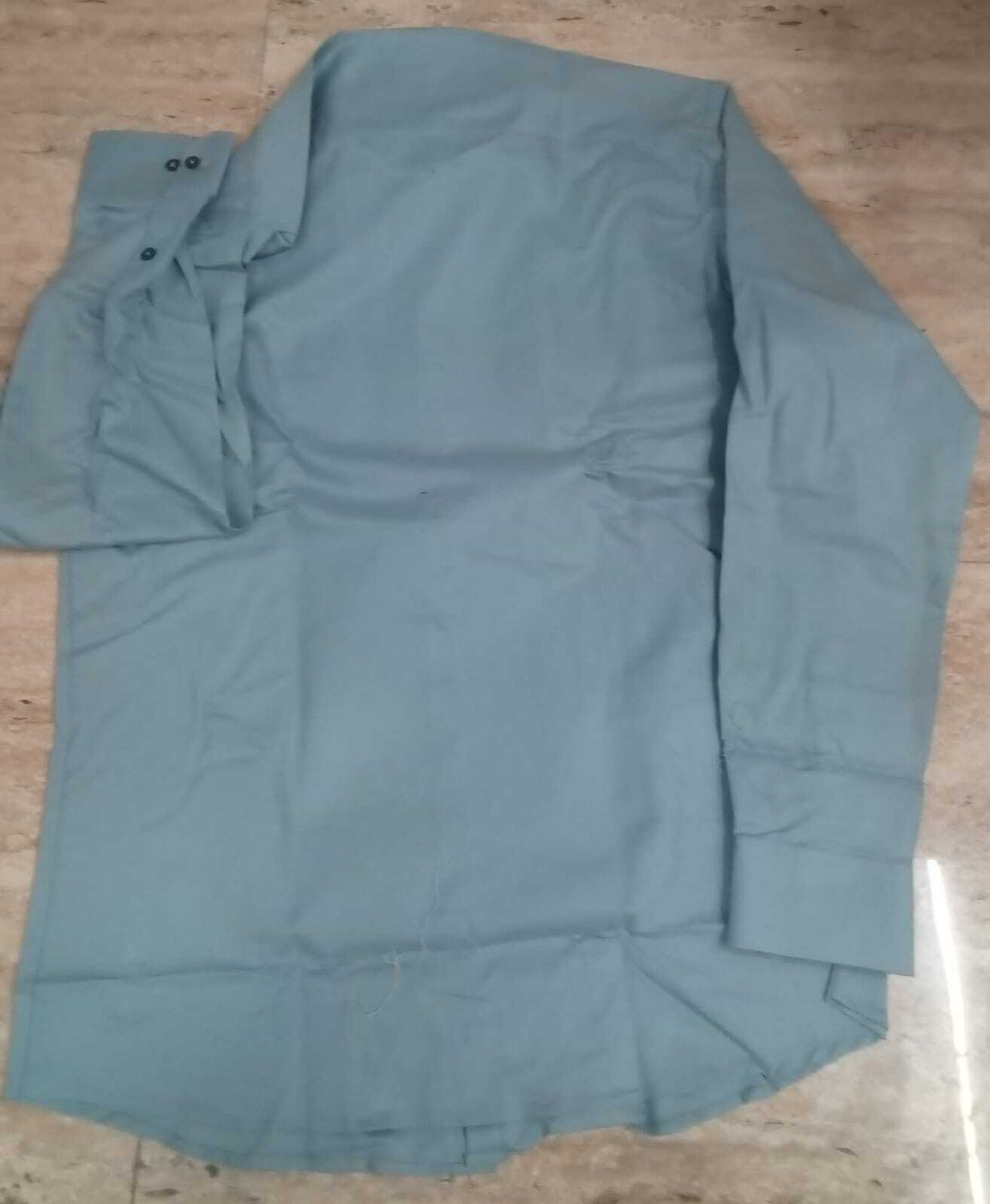 Image of Floweraura Men Solid Festive Grey Shirt