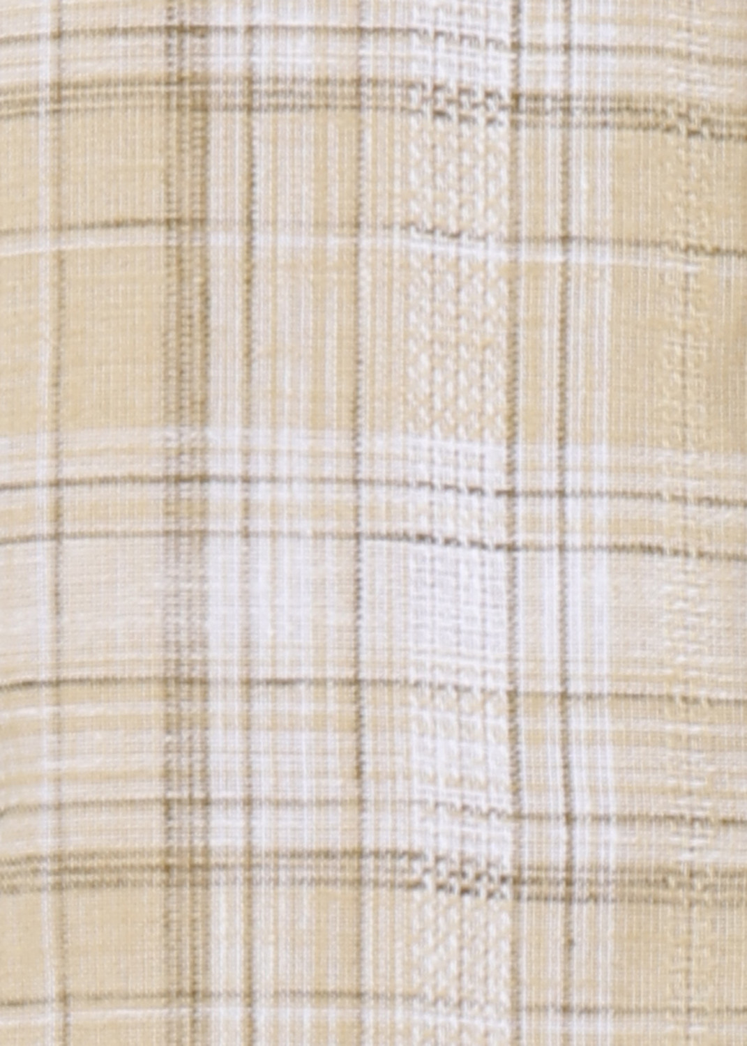Image of WROGN Men Checkered Casual Beige Shirt