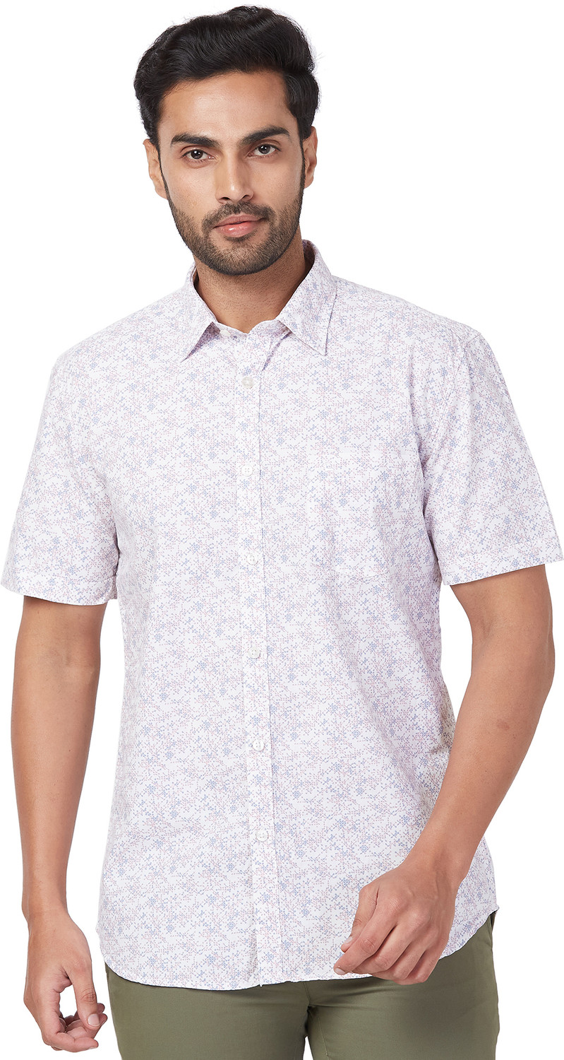 Image of PARX Men Printed Casual Multicolor Shirt