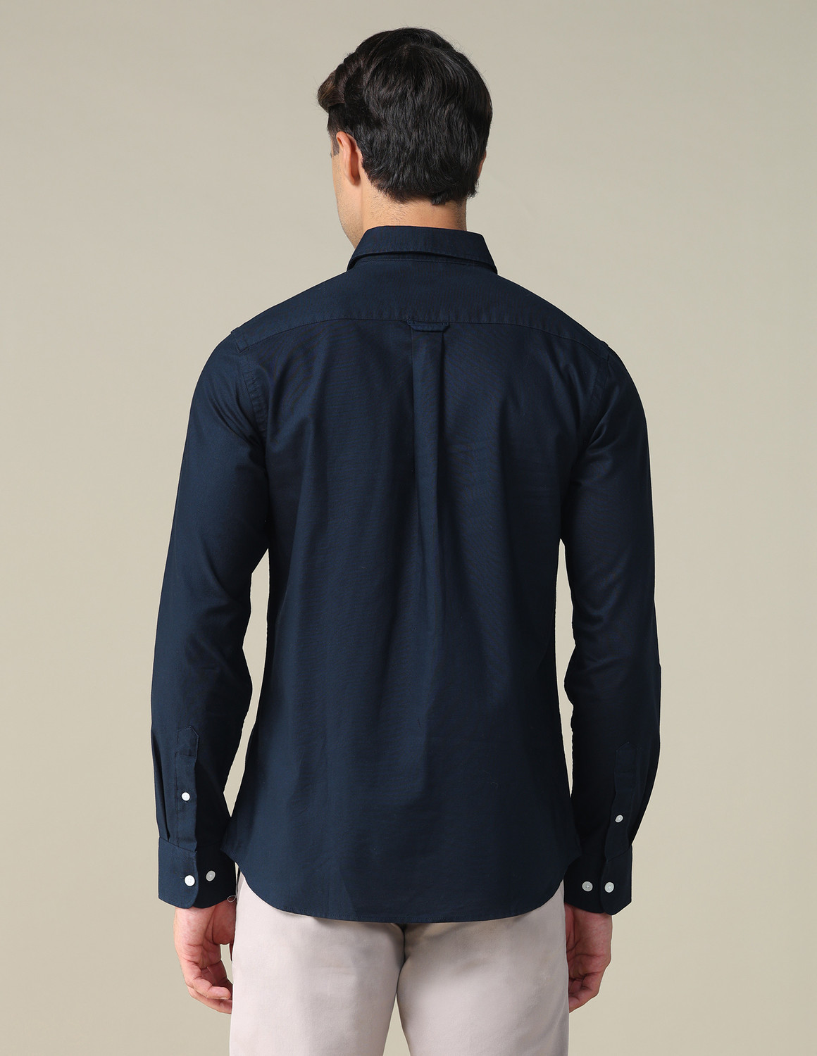 Image of U.S. POLO ASSN. Men Regular Fit Printed Spread Collar Casual Shirt