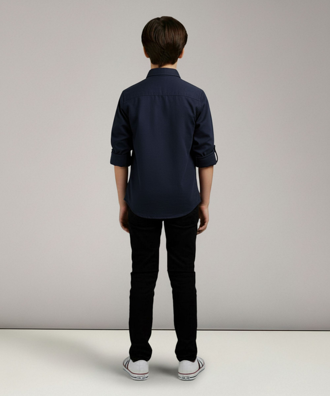 Image of KILLER Boys Solid Casual Blue Shirt