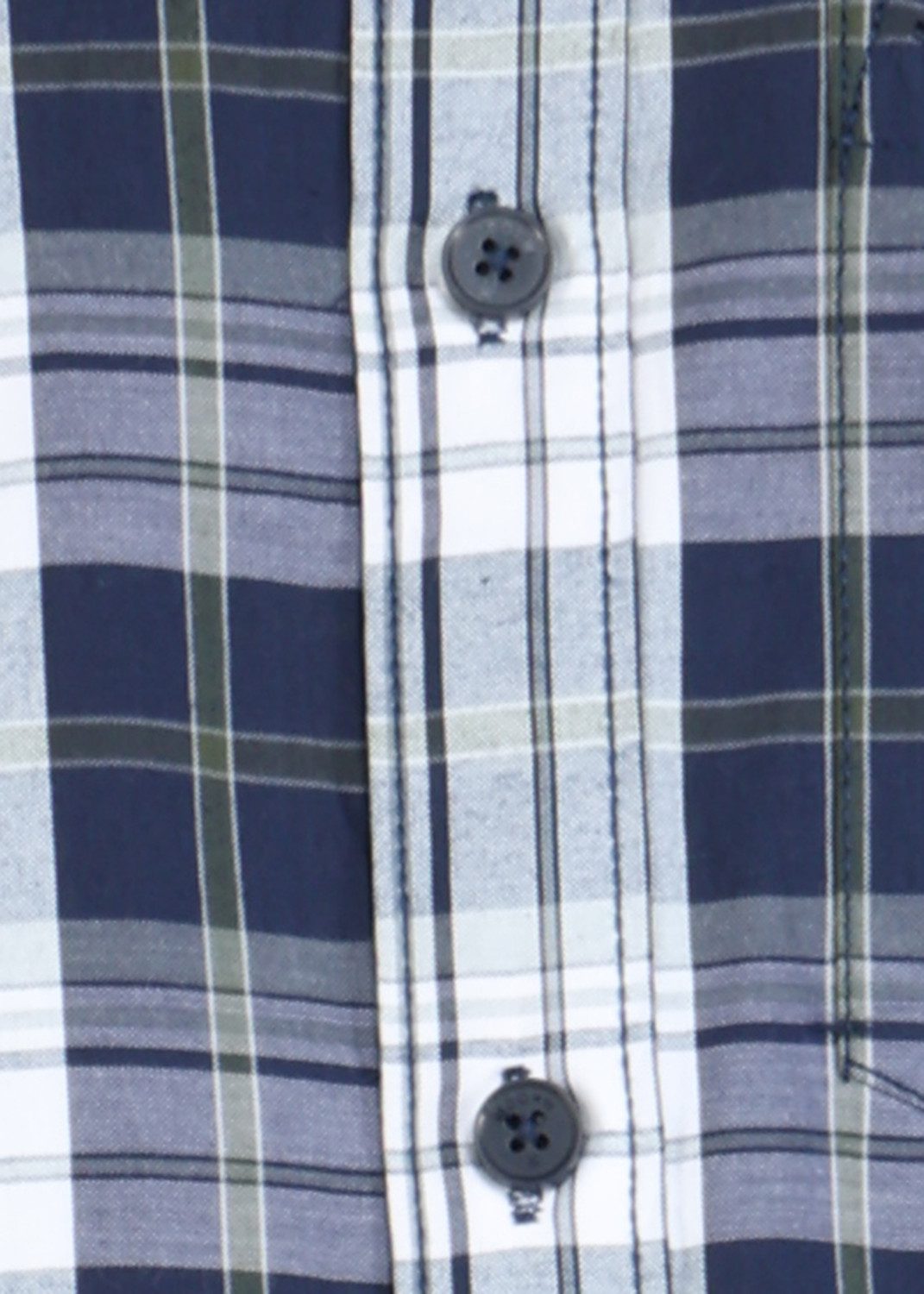 Image of WROGN Men Checkered Casual Blue Shirt