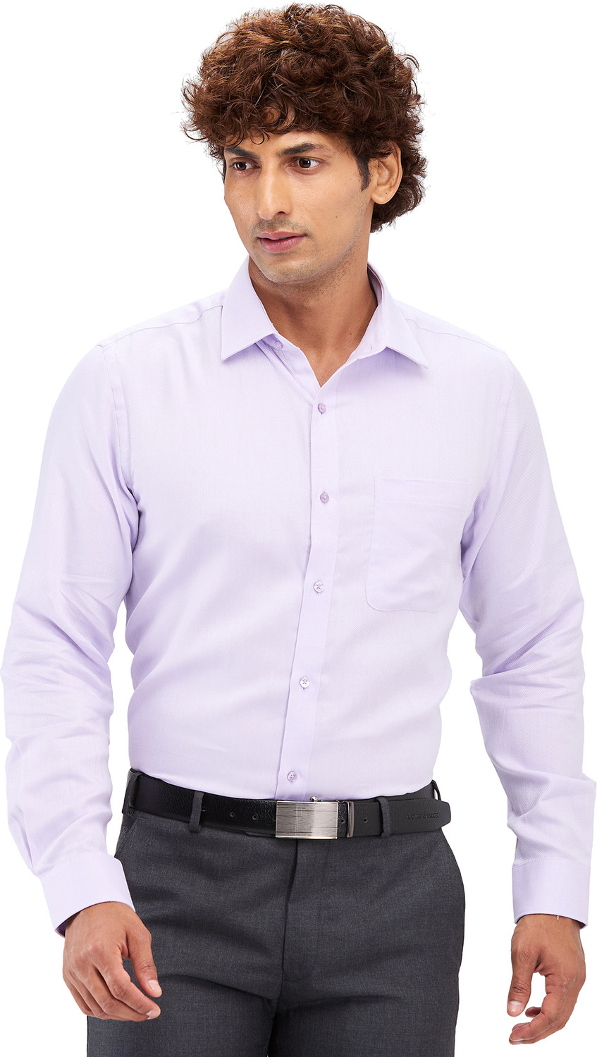 Raymond Men Self Design Formal Multicolor Shirt