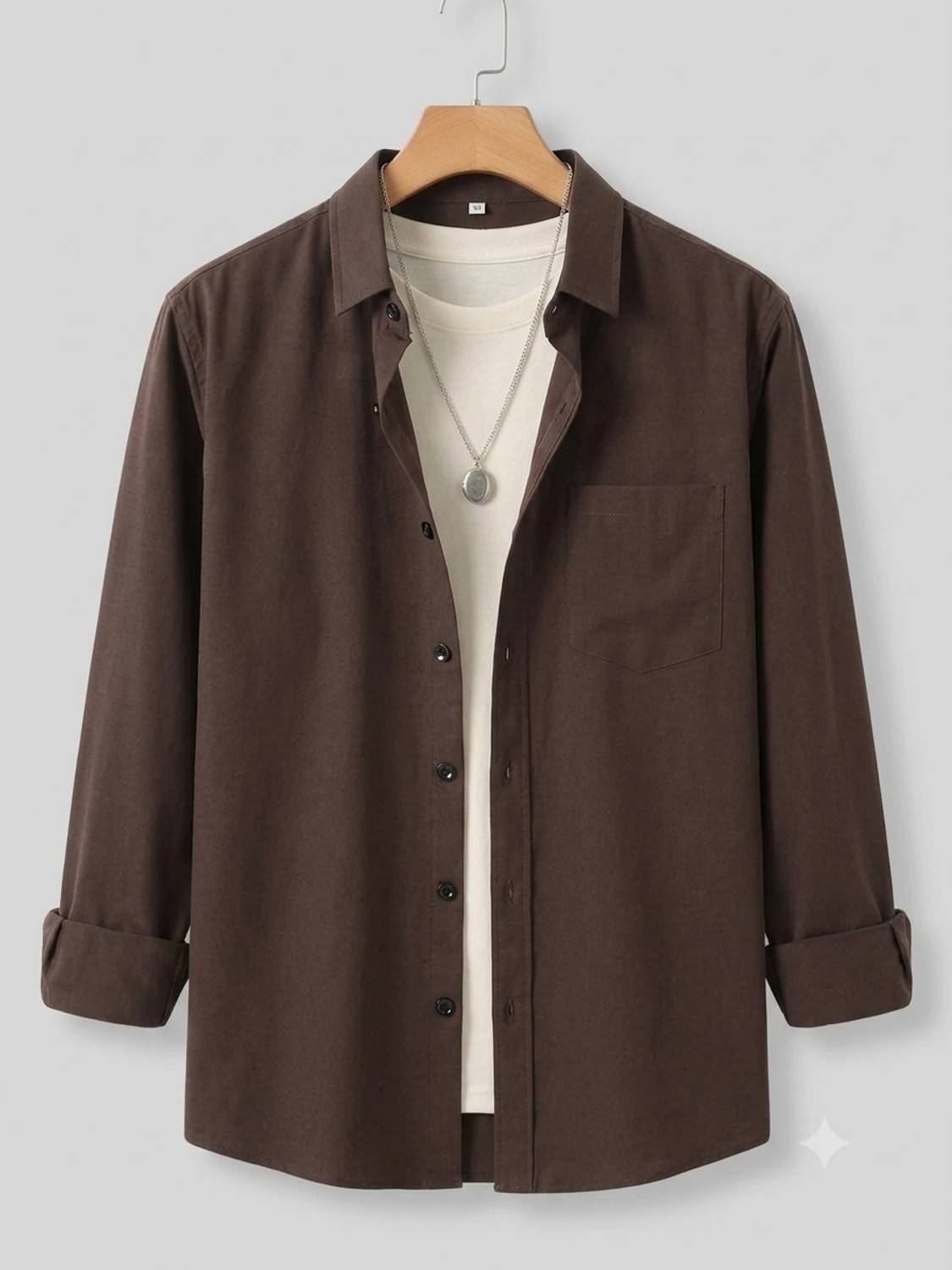 METRONAUT Men Brown Casual Shirt - Image 1