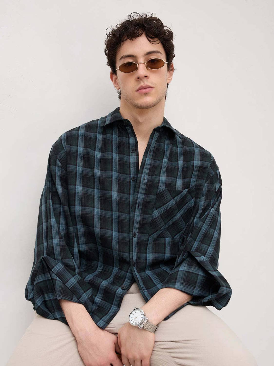 VASTRADO Men Checkered Multicolor Shirt - Image 2