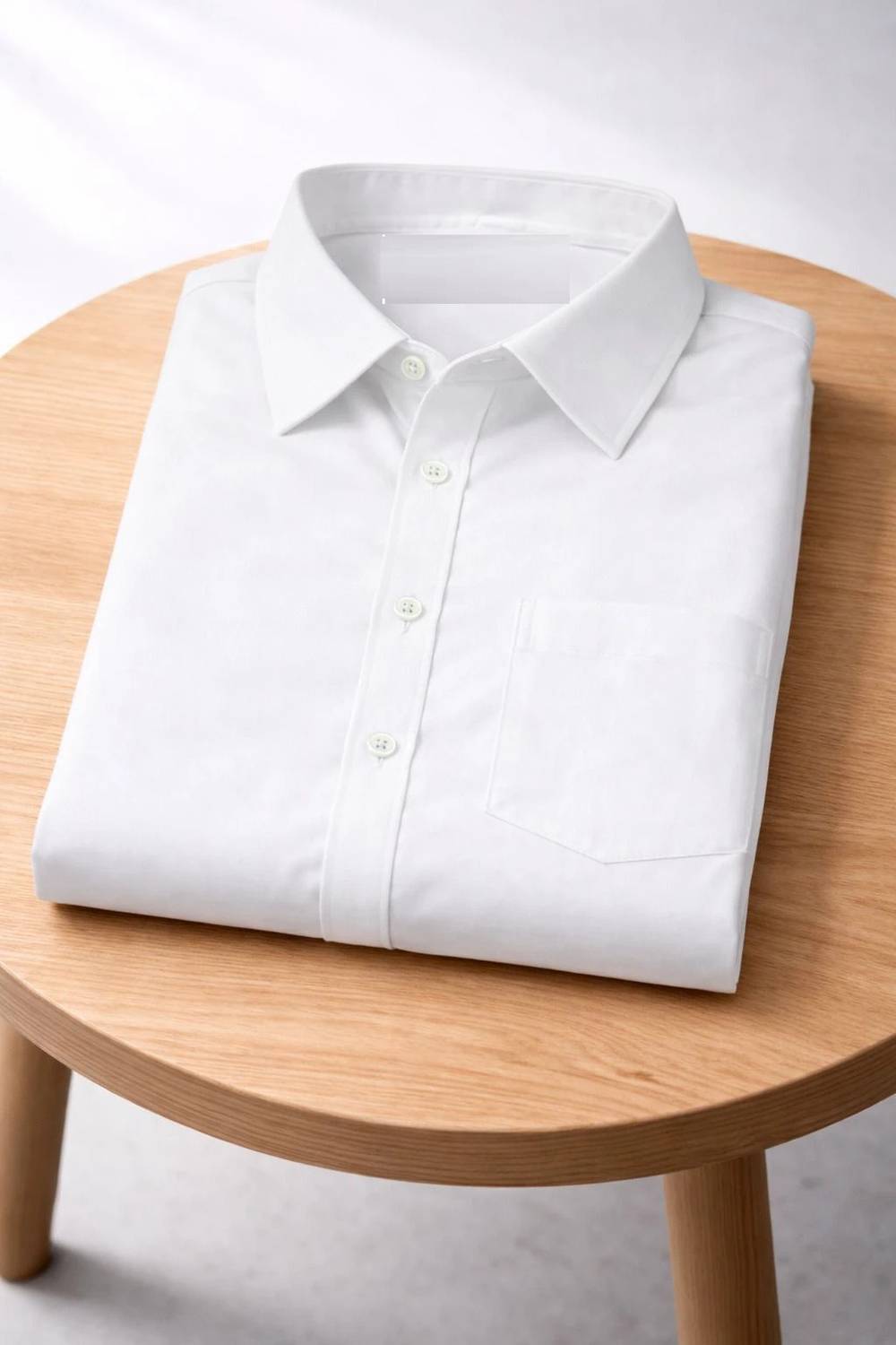 RAFSON Men Solid Formal White Shirt
