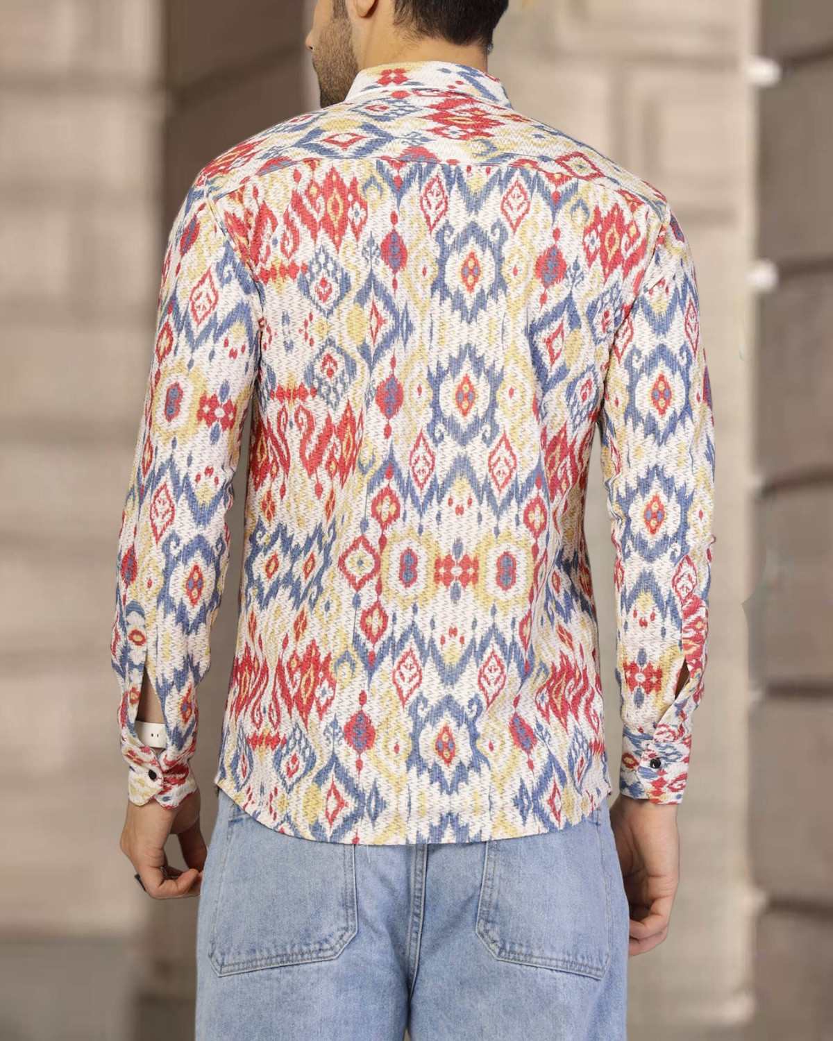 Image of METRONAUT Men Printed Casual Multicolor Shirt