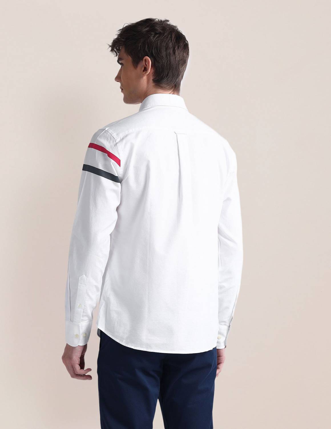U.S. POLO ASSN. Men White Casual Shirt - Image 2