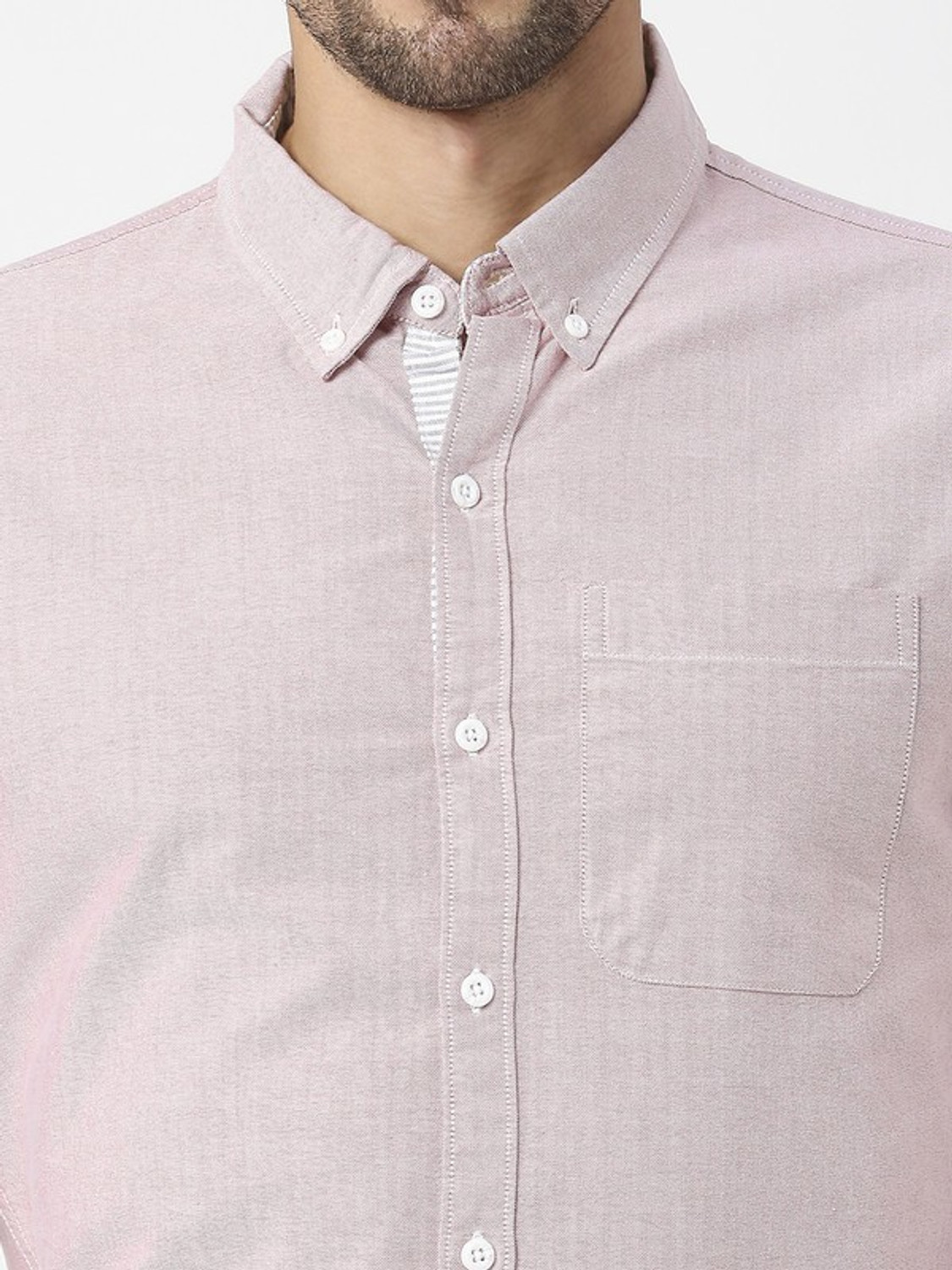 Image of THOMAS SCOTT Men Solid Casual Red Shirt