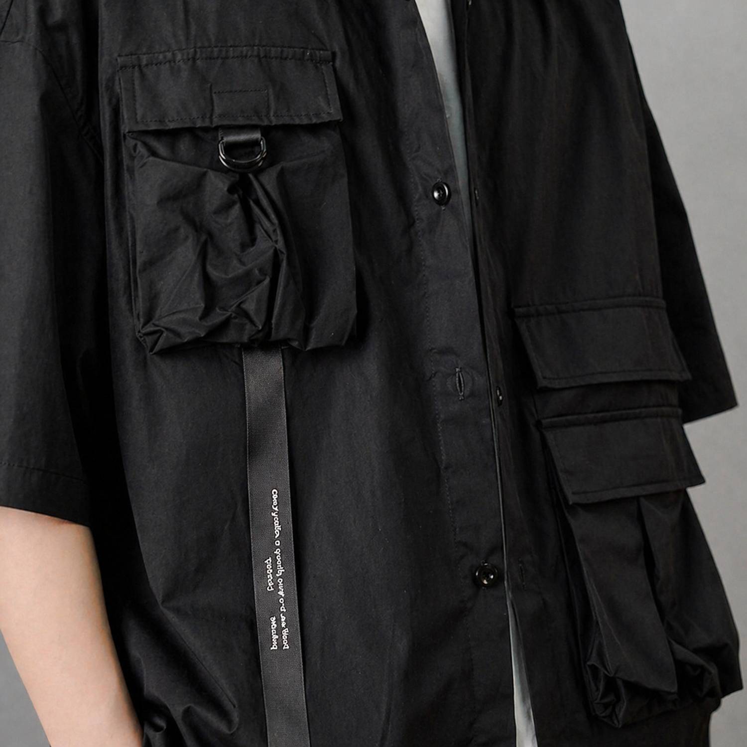 Asta Moda Men Solid Casual Black Shirt - Image 4