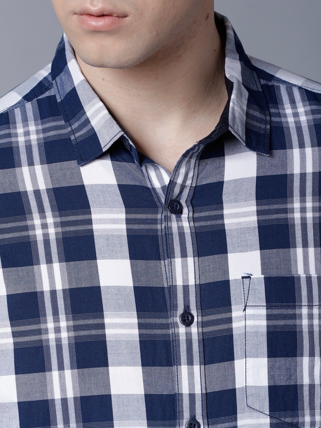 Image of HIGHLANDER Men Checkered Casual Multicolor Shirt