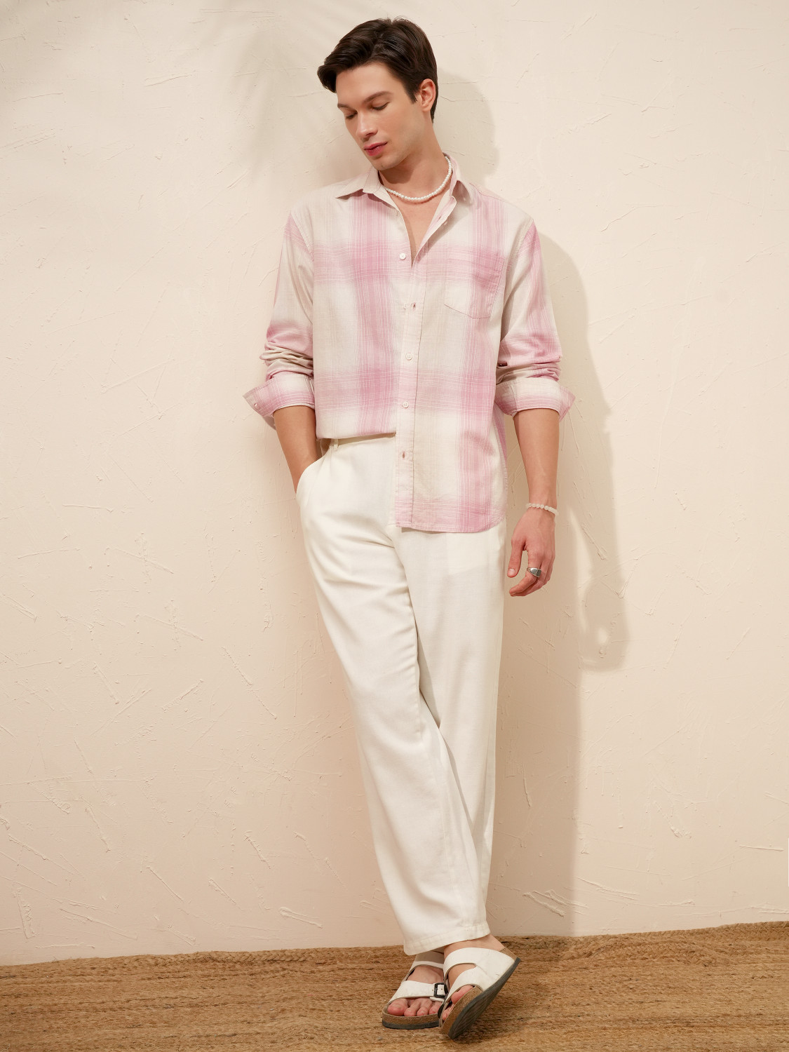 Image of HIGHLANDER Men Checkered Casual Multicolor Shirt