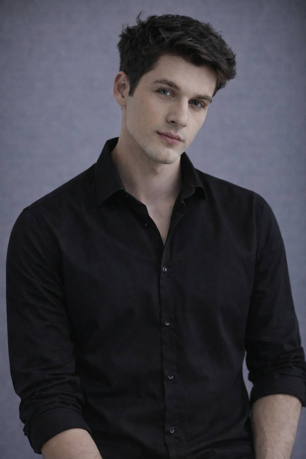Tanip Men Slim Fit Solid Spread Collar Casual Shirt