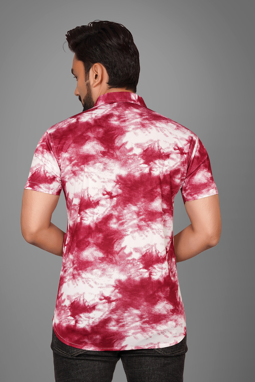 Image of Voroxy Men Dyed /Ombre Casual Multicolor Shirt