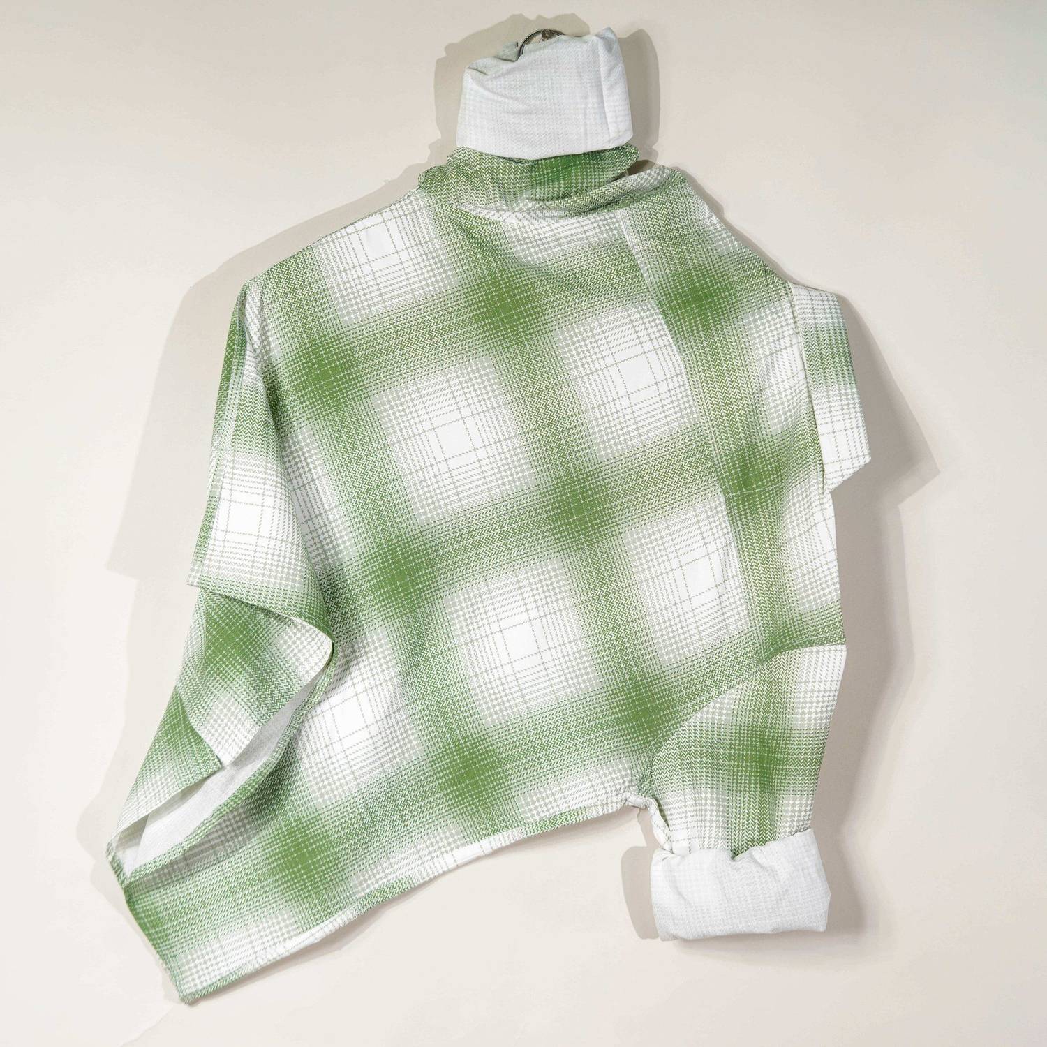 RAHUL Men Checkered White, Green Shirt - Image 2