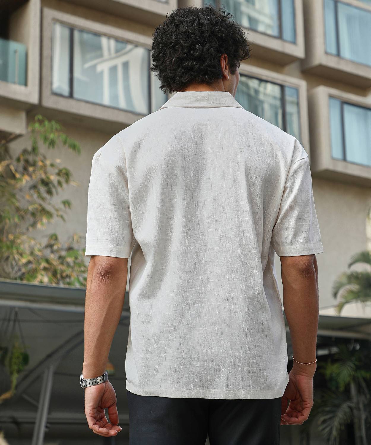 CAHOOT Men Solid Casual White Shirt - Image 2