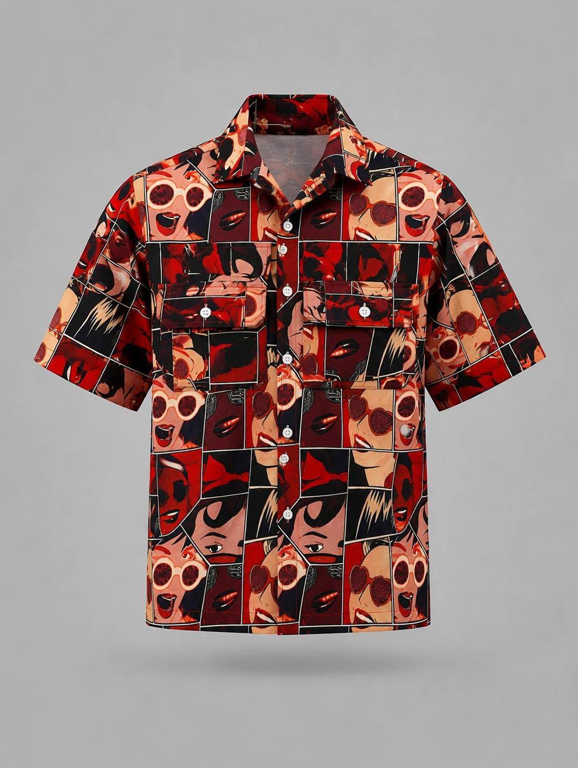 AKSK Men Printed Casual Multicolor Shirt