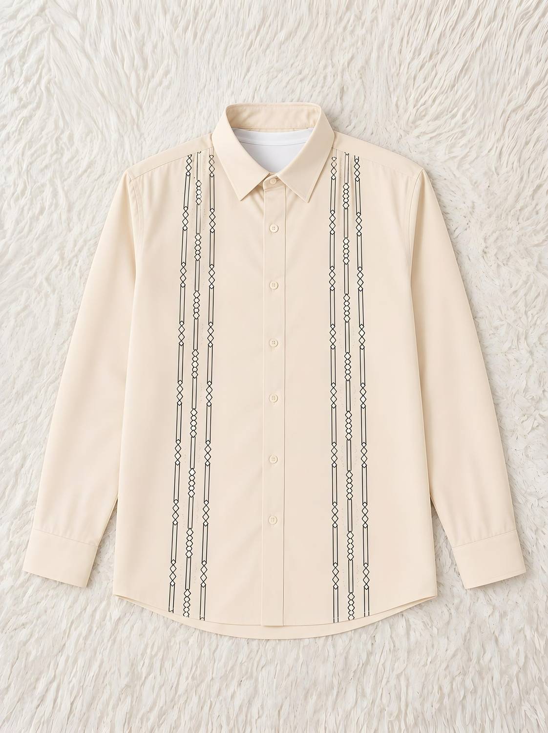 Gentlehaus Men Regular Fit Geometric Print Shirt - Image 2
