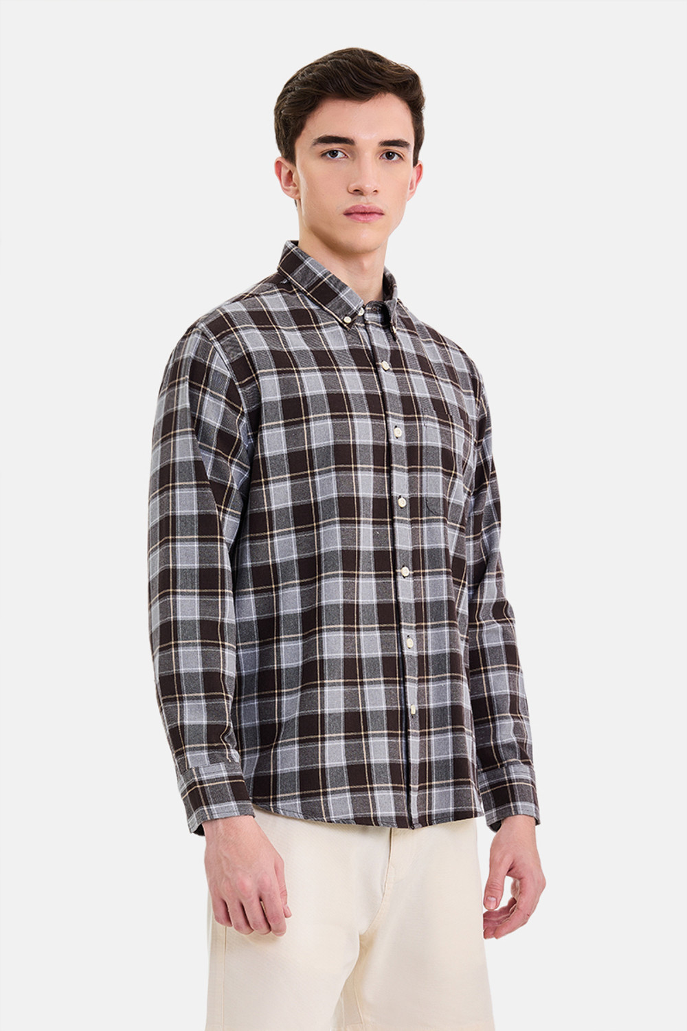Image of Snitch Men Checkered Casual Multicolor Shirt