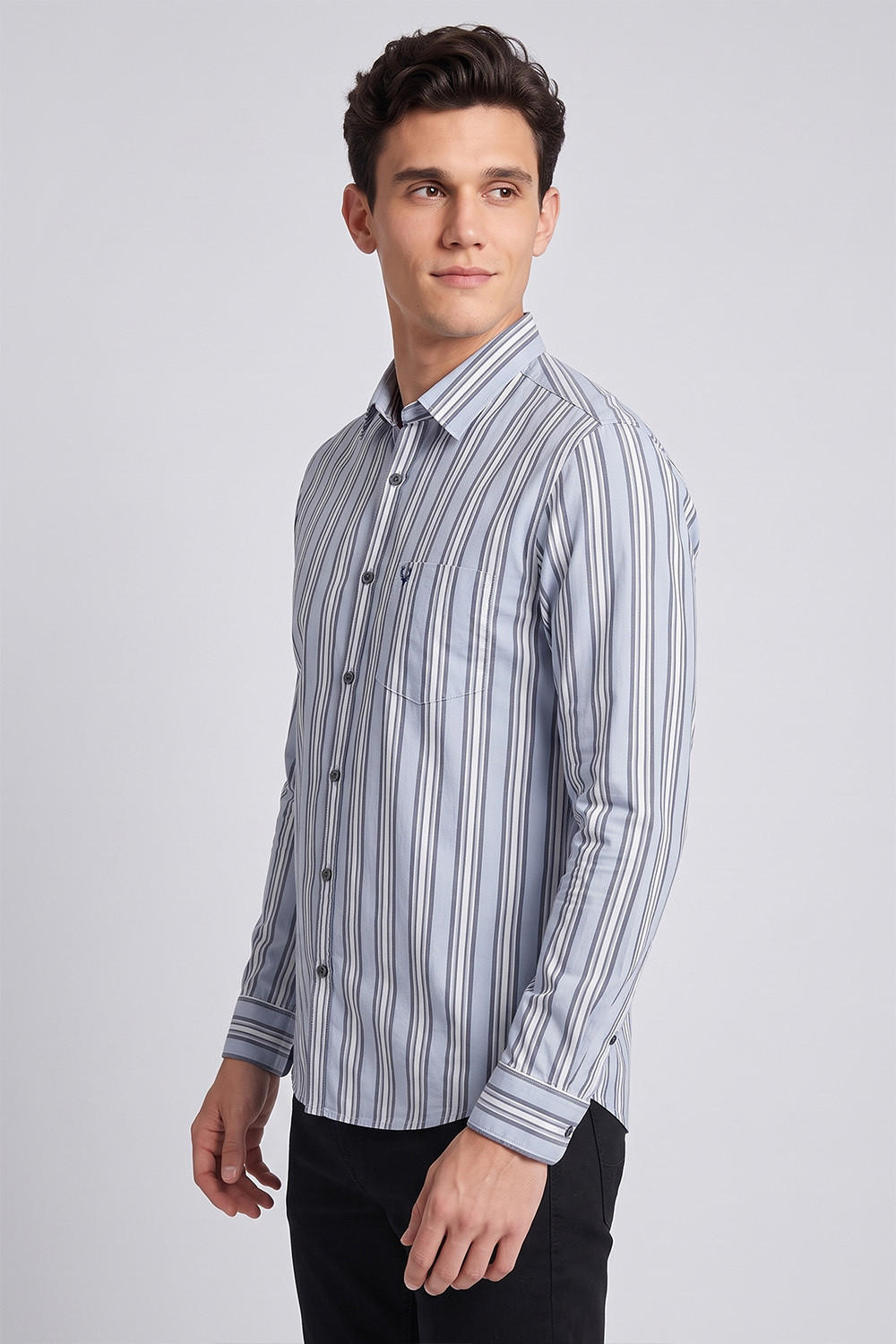 Image of Allen Solly Men Regular Fit Solid Casual Shirt