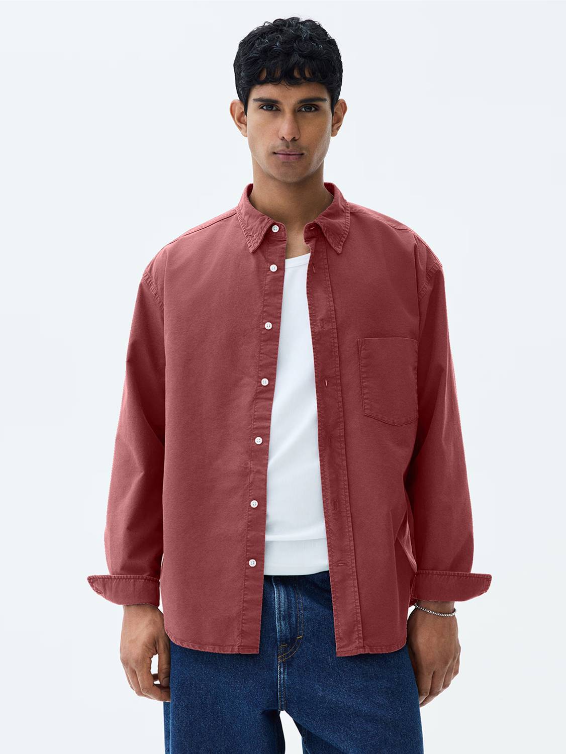 METRONAUT Men Pink Casual Shirt - Image 1