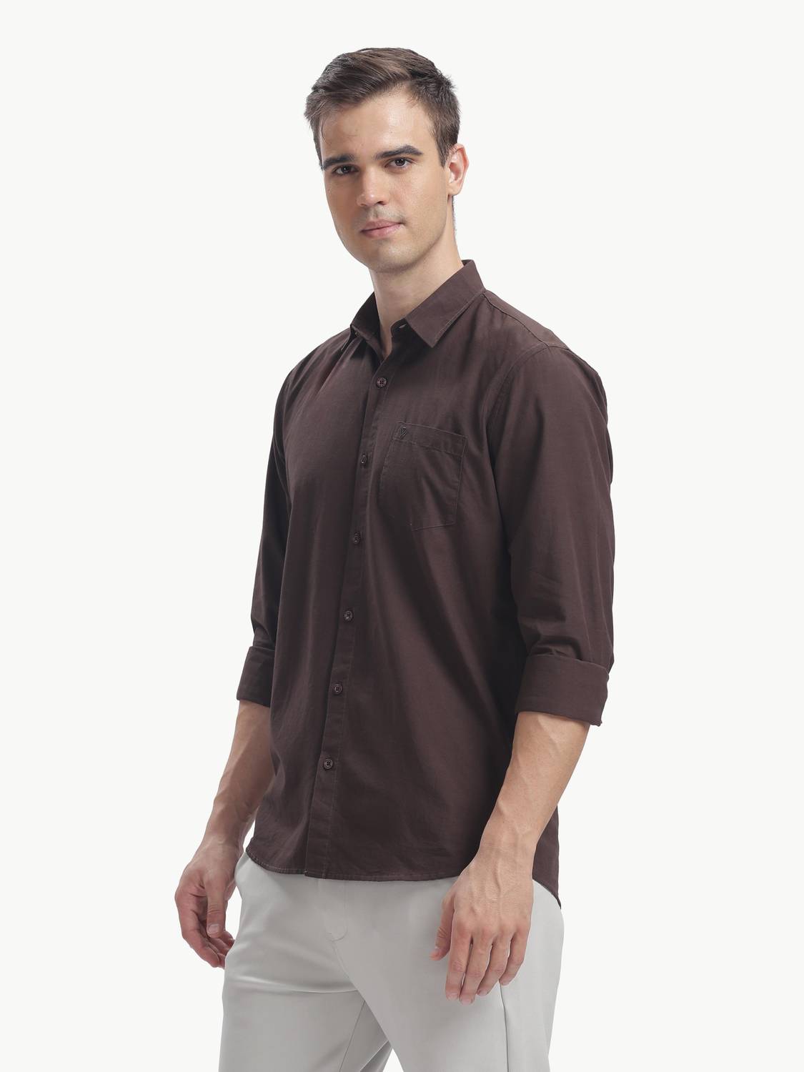 Blue Squad Men's Brown Shirt - Image 3