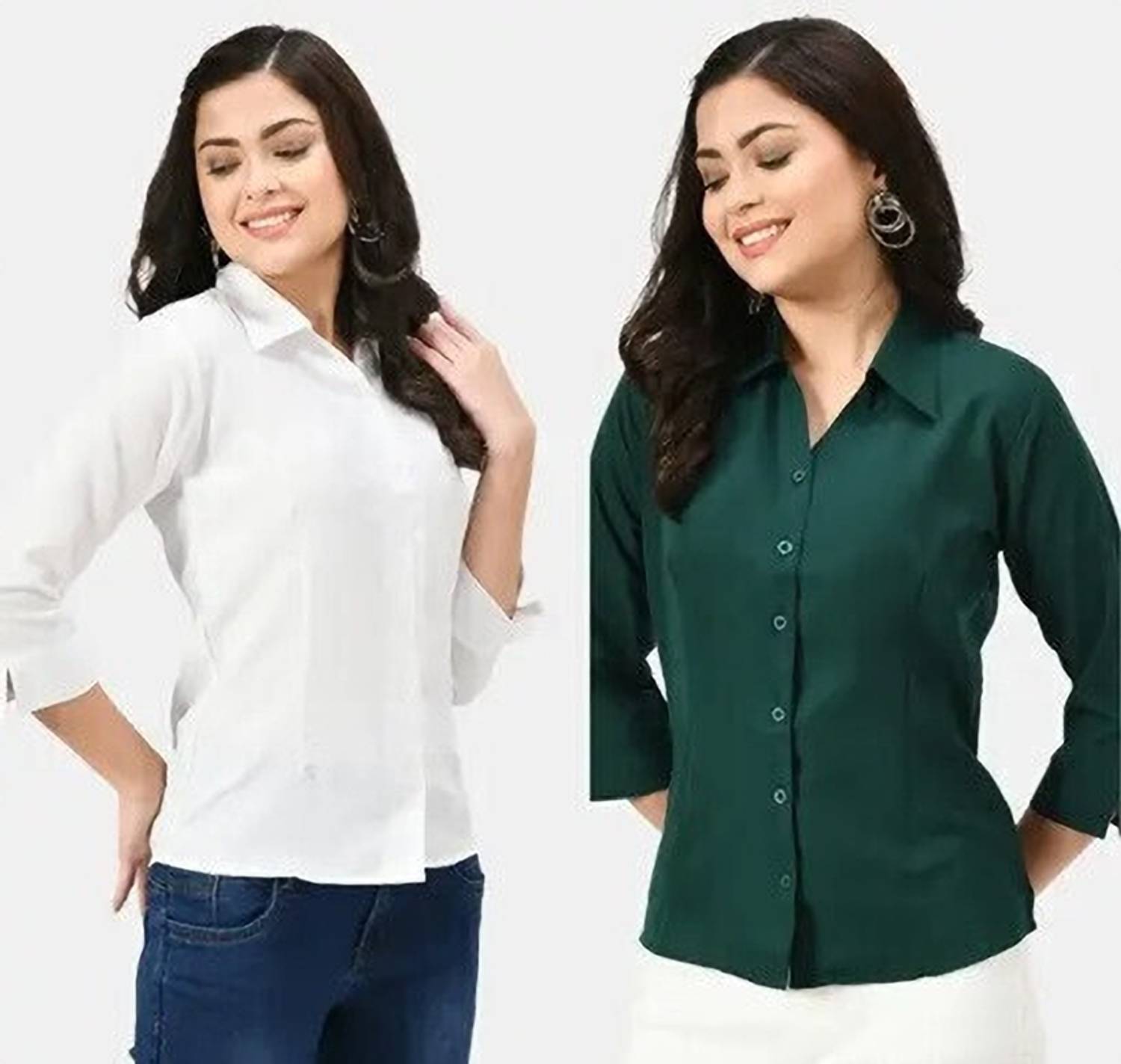 Prieto Women Solid Formal Multicolor Shirt