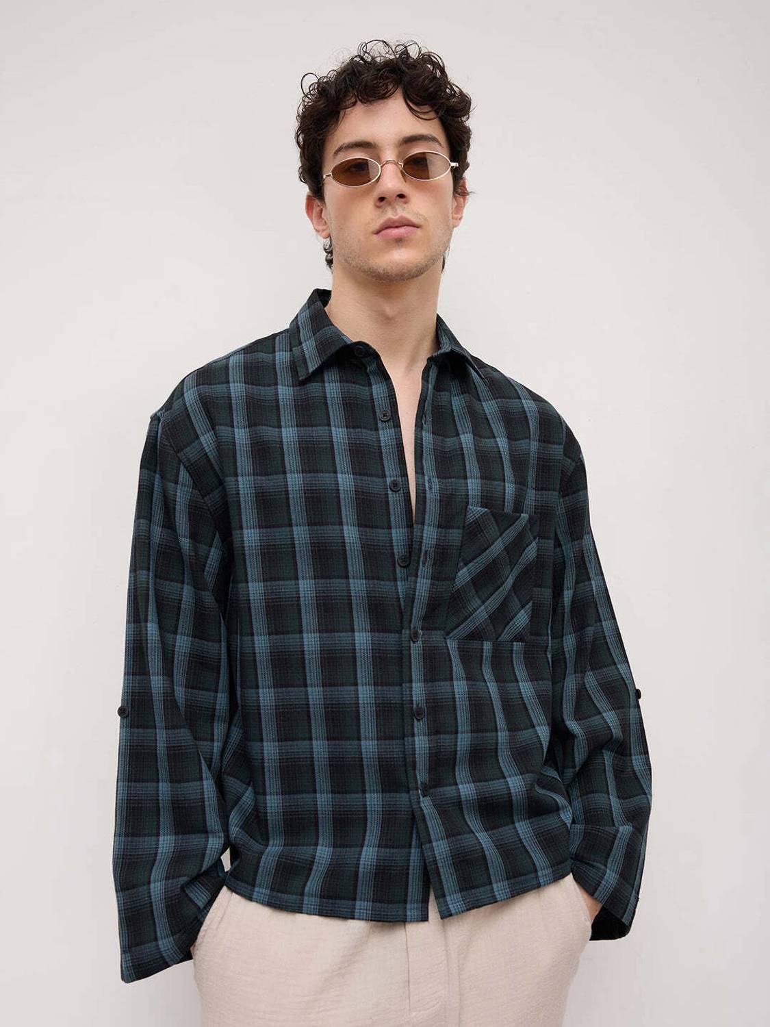 VASTRADO Men Checkered Multicolor Shirt - Image 5