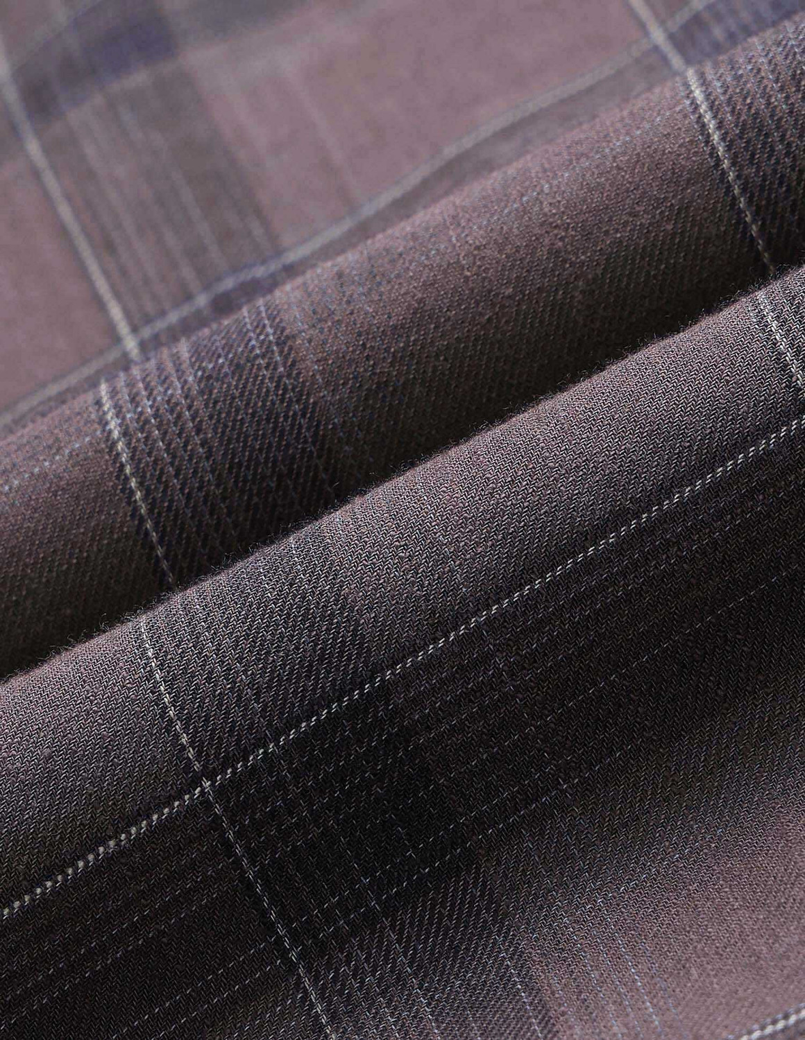 Image of FLYING MACHINE Men Checkered Casual Brown Shirt