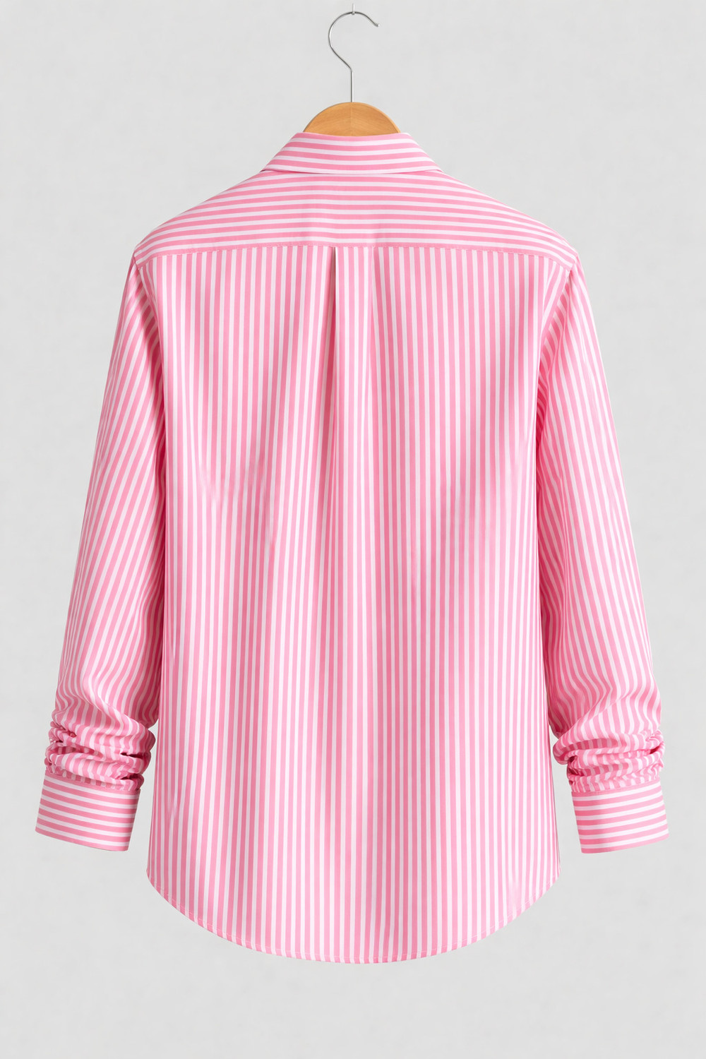 Image of FalconWear Men Striped Casual Pink, White Shirt