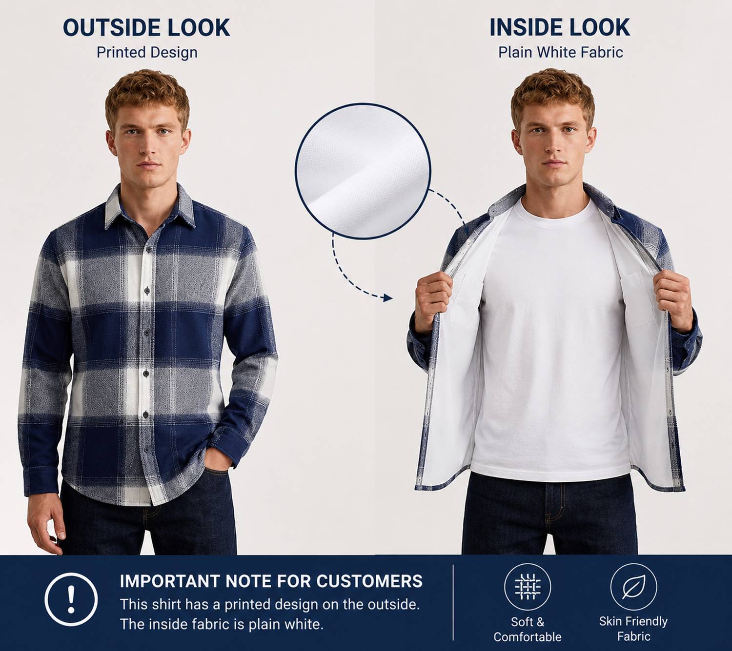 DIMMY Men Dark Blue Printed Shirt - Image 3
