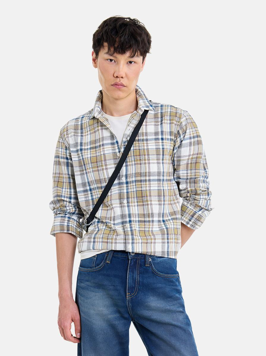 Image of Snitch Men Checkered Casual Multicolor Shirt
