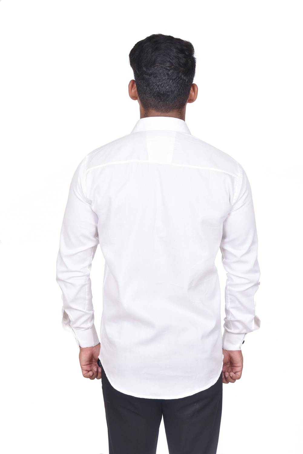 Z-NEX Men Solid Casual White Shirt - Buy Z-NEX Men Solid Casual