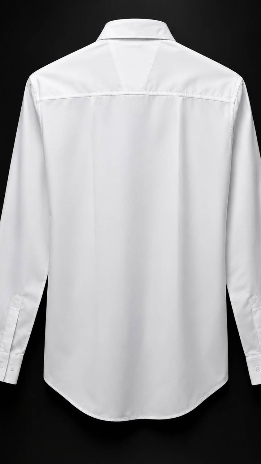 HUNK Men Solid White Formal Shirt - Image 2