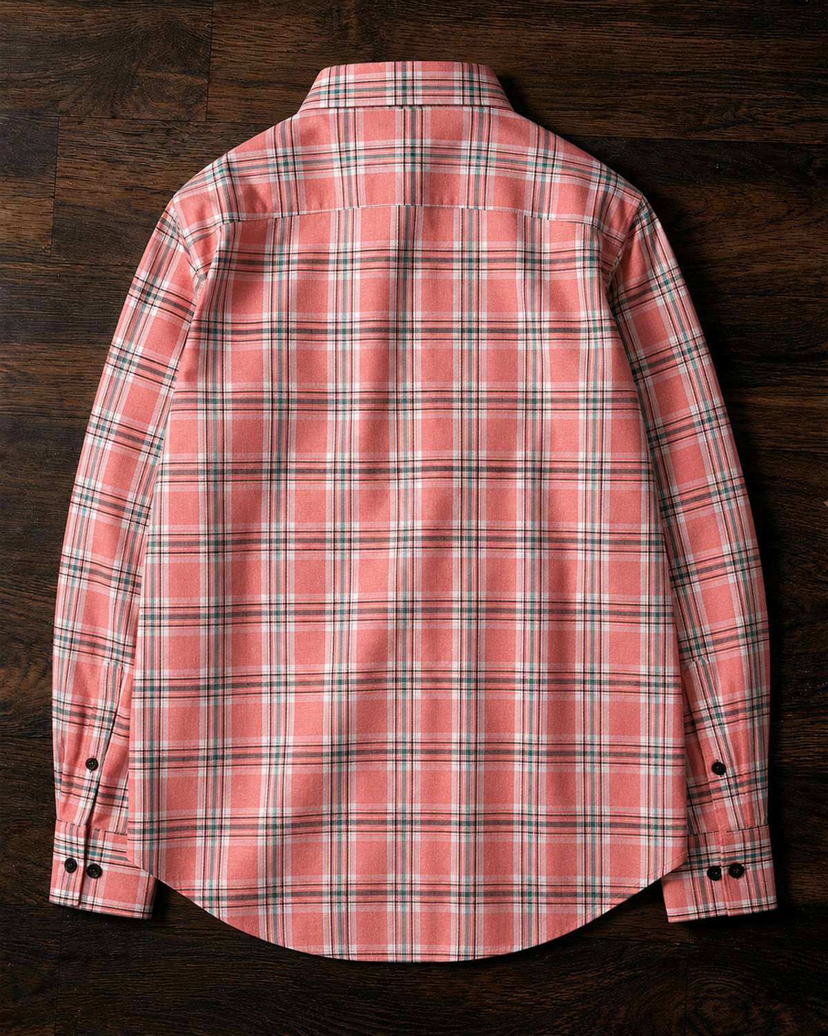 Image of Lyphy Men Checkered Casual Pink, Green Shirt