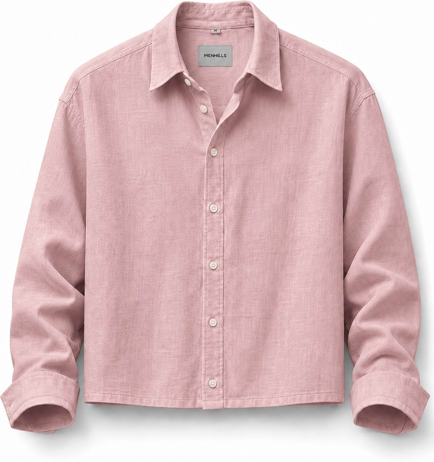 MENHILLS Men Pink Casual Shirt - Image 1