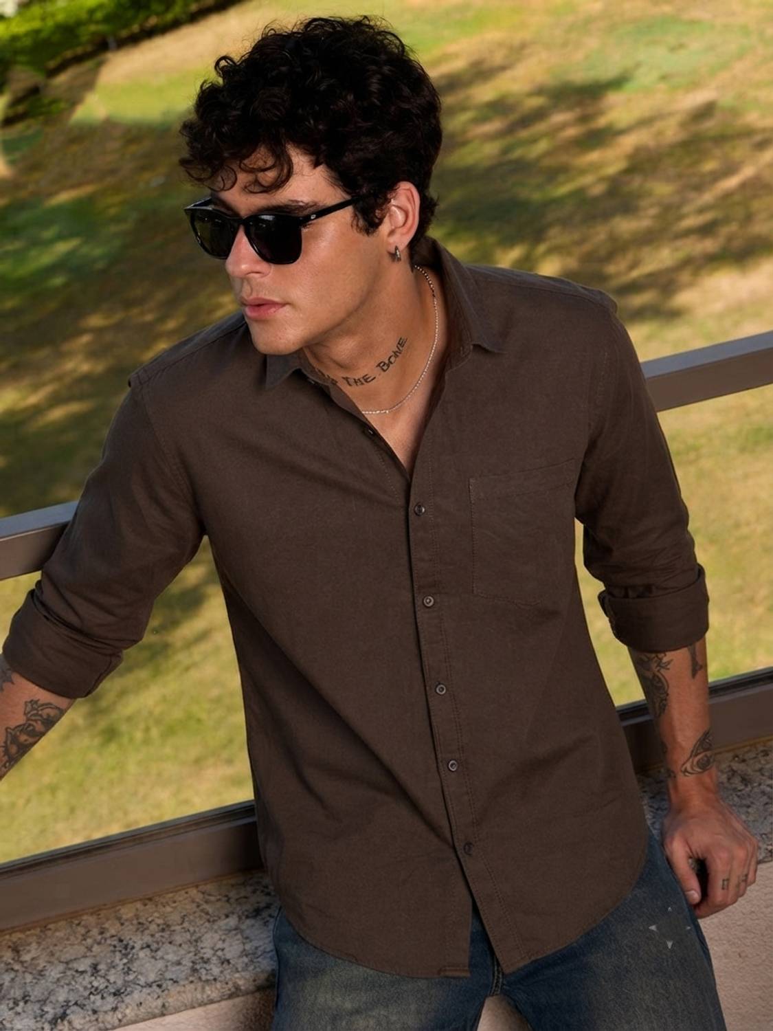 Roadster Men Brown Casual Shirt - Image 1