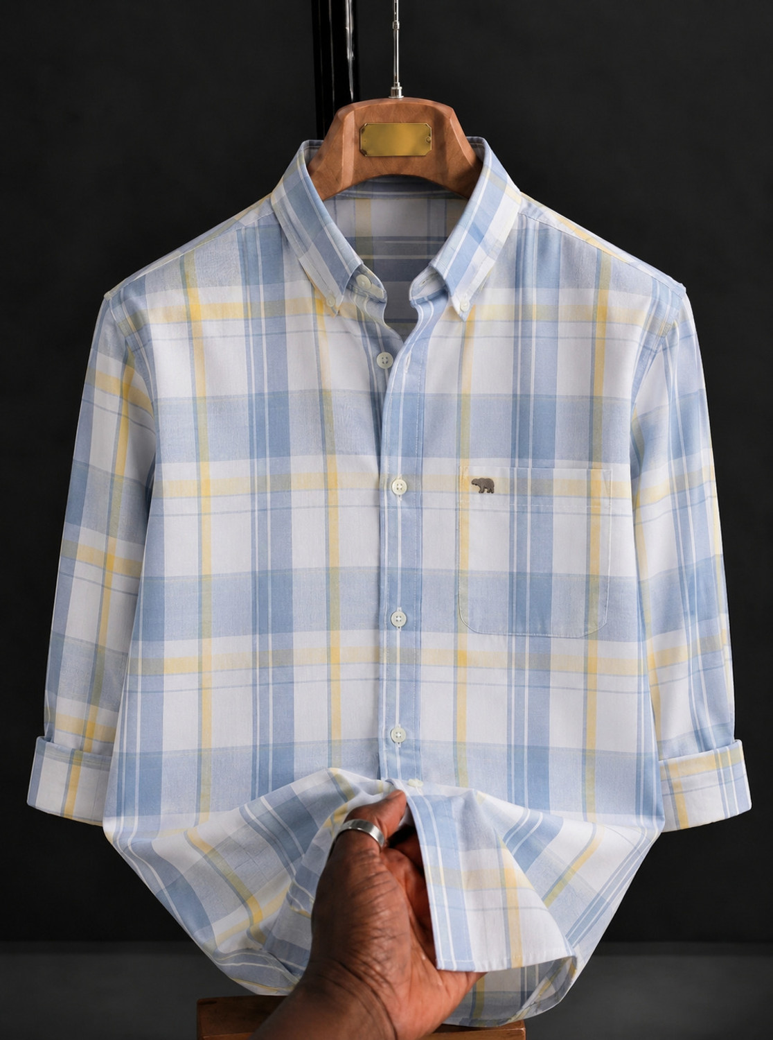 Image of Vellical Men Striped Casual Multicolor Shirt
