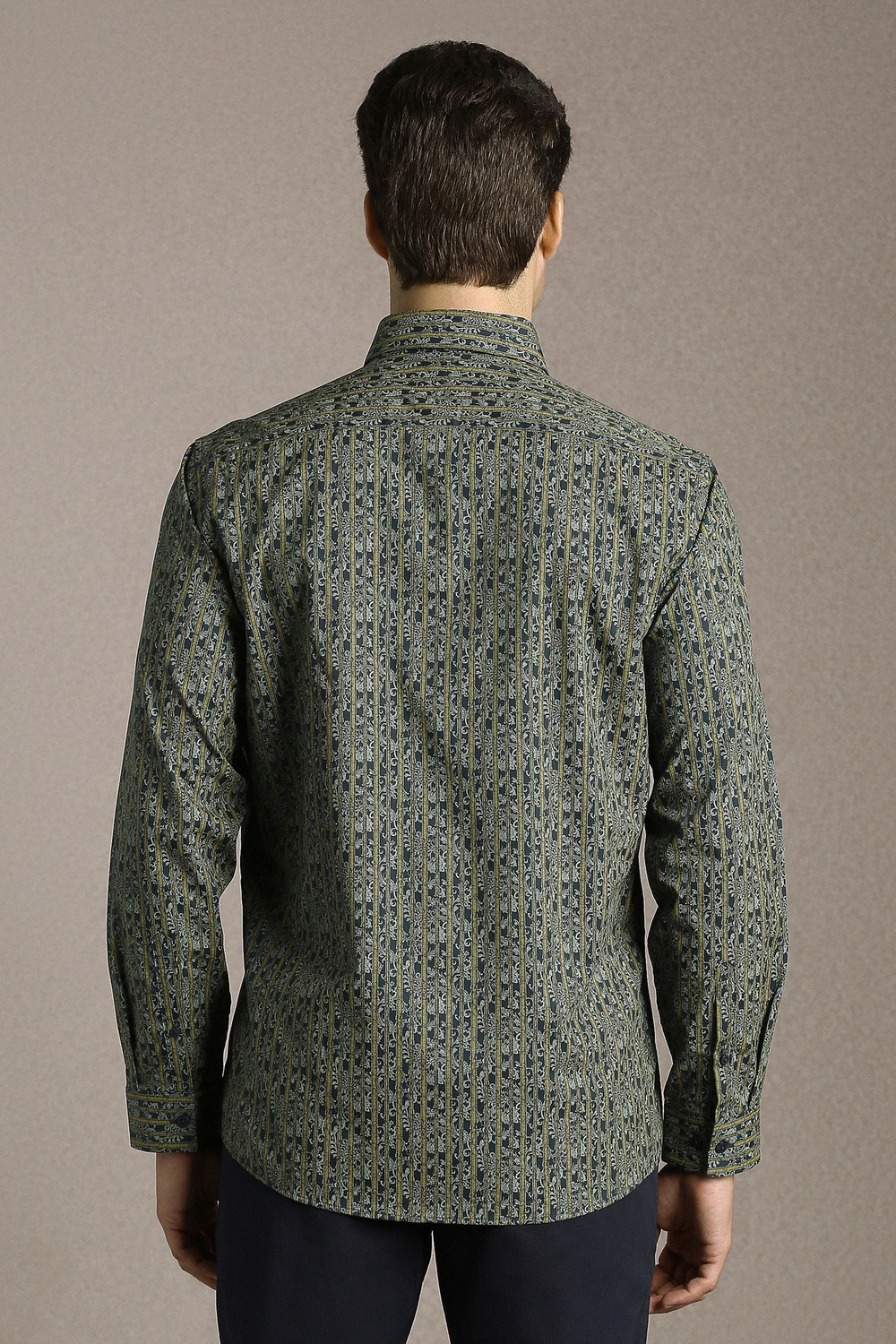 Image of LOUIS PHILIPPE Men Slim Fit Printed Casual Shirt