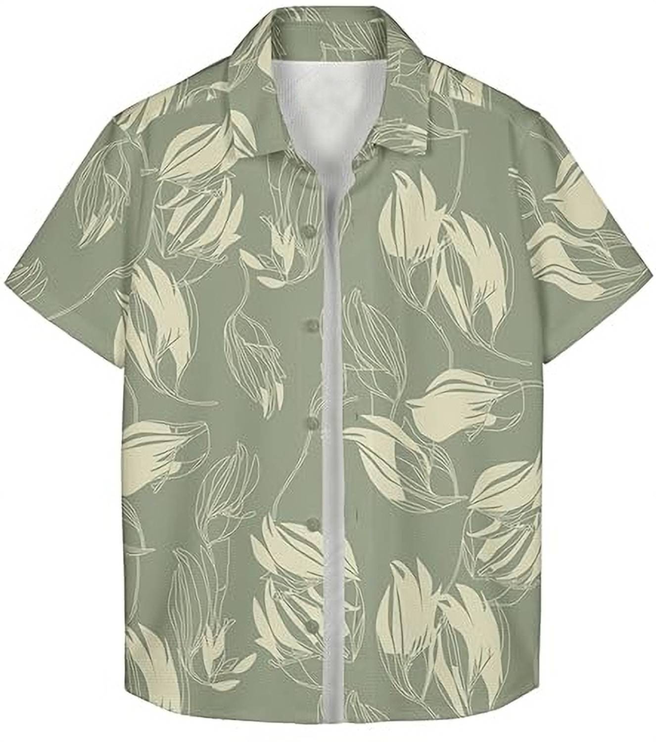 Abhirushi Boys Printed Casual Green Shirt