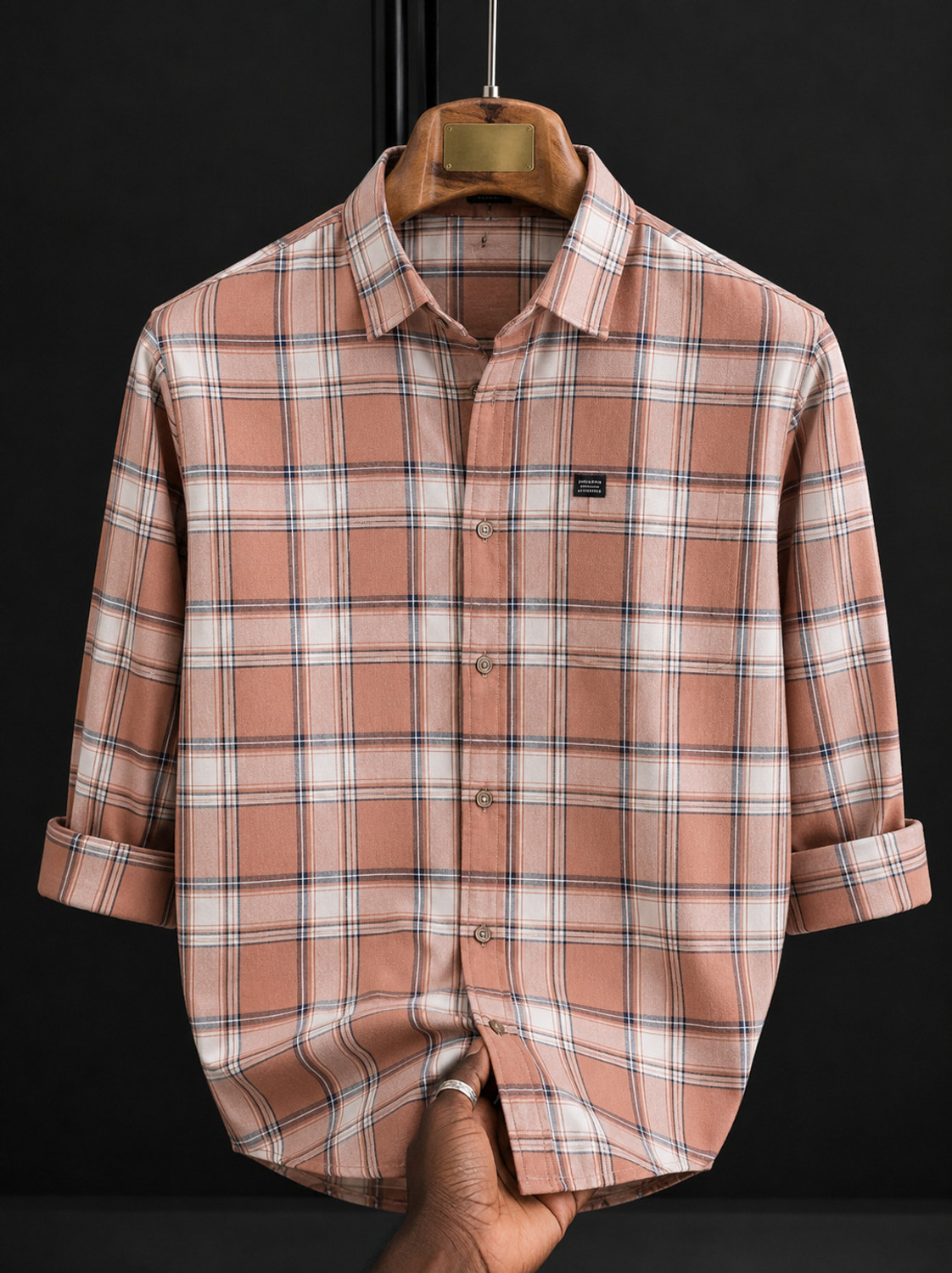 Image of Vellical Men Checkered Casual Multicolor Shirt