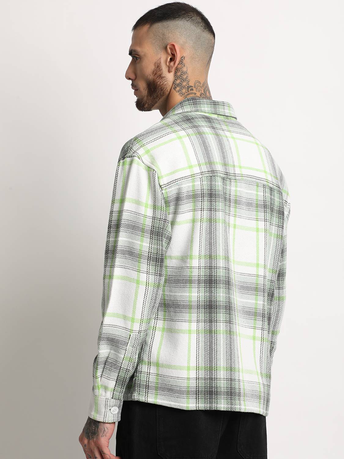 THE BEAR HOUSE Men Checkered Casual Multicolor Shirt - Image 3