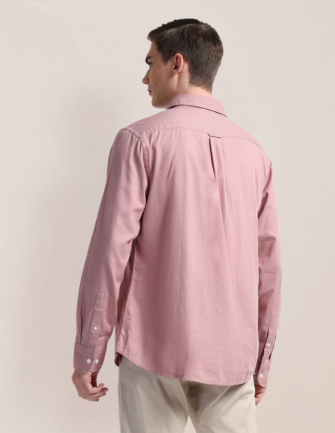 U.S. POLO ASSN. Men Pink Casual Shirt - Image 5